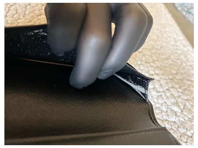 Louis Vuitton Brazza Wallet in Black Epi Leather - view 8