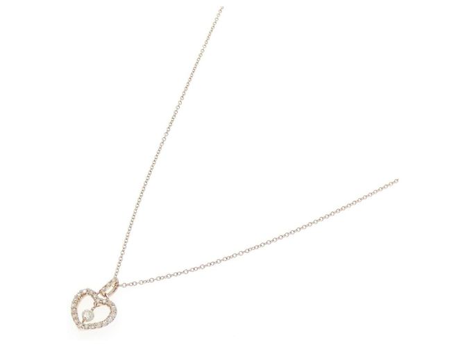 Autre Marque Collana Cuore con Diamanti Au750 - vista 2