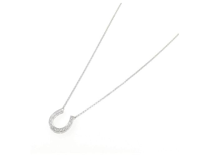 Autre Marque Collana Horseshoe Au750 Diamanti - vista 2