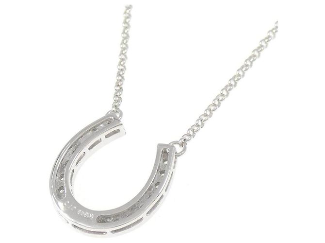 Autre Marque Collana Horseshoe Au750 Diamanti - vista 4