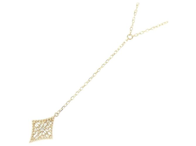 Autre Marque Collana in oro giallo K10 e diamanti - vista 3