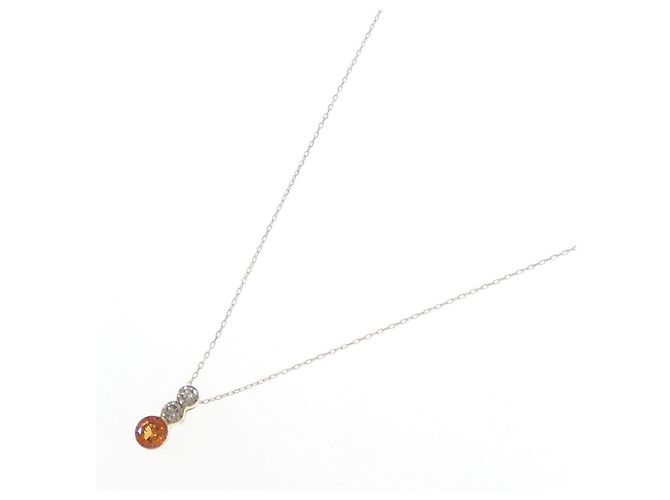 Autre Marque Au750 Saphir Diamant Halskette - Ansicht 2