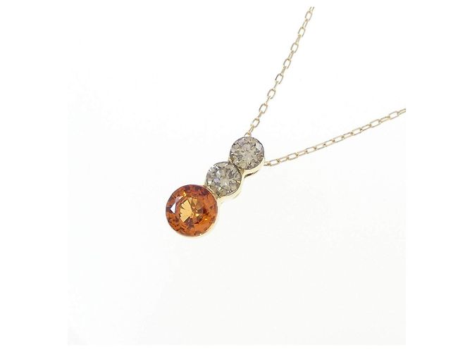 Autre Marque Au750 Saphir Diamant Halskette - Ansicht 3