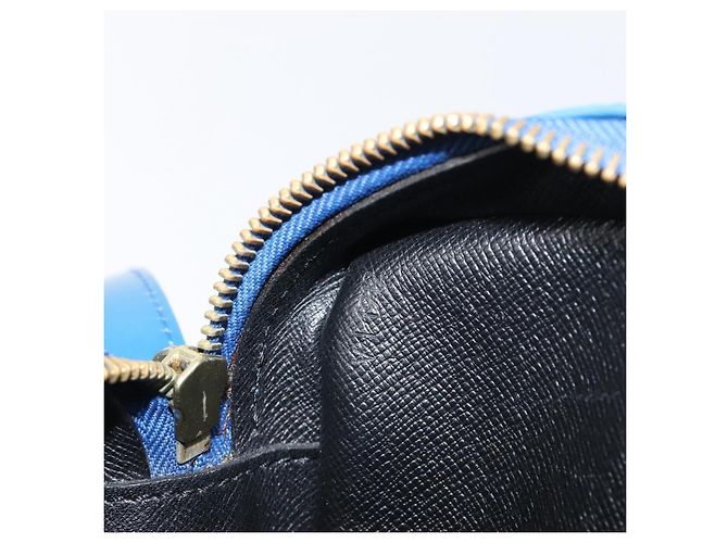 LOUIS VUITTON Epi June Feuille Shoulder Bag Blue M52155 LV - vista 12
