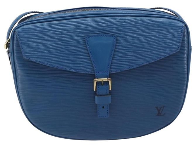 LOUIS VUITTON Epi June Feuille Shoulder Bag Blue M52155 LV - vista 13