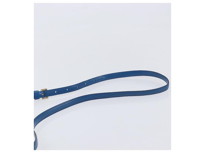 LOUIS VUITTON Epi June Feuille Shoulder Bag Blue M52155 LV - vista 14