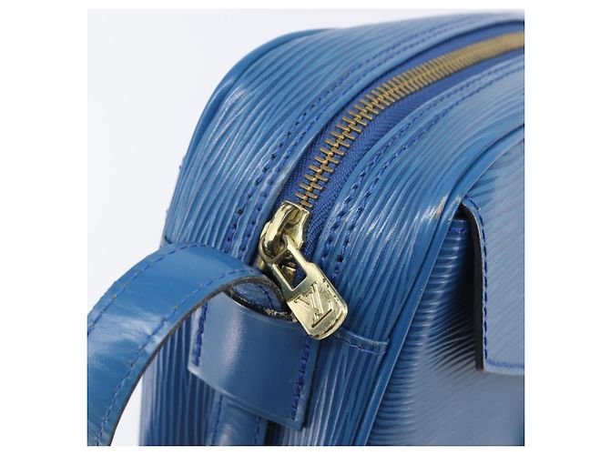 LOUIS VUITTON Epi June Feuille Shoulder Bag Blue M52155 LV - vista 21