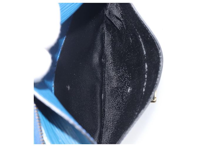 LOUIS VUITTON Epi June Feuille Shoulder Bag Blue M52155 LV - vista 26