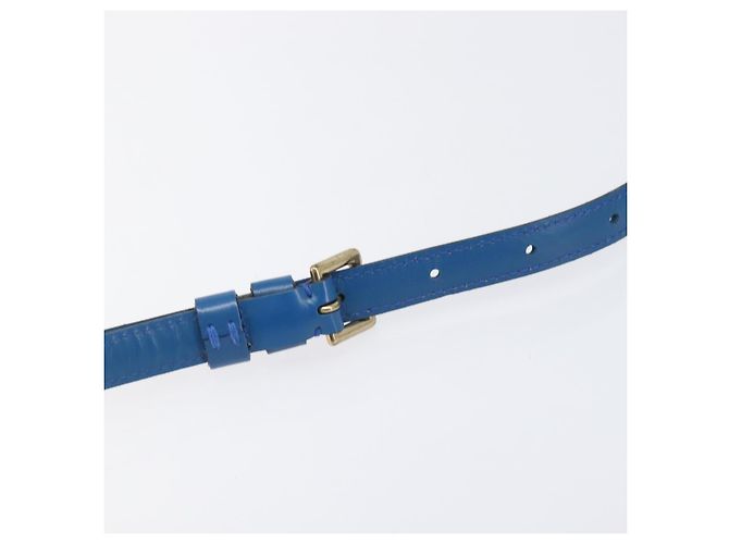 LOUIS VUITTON Epi June Feuille Shoulder Bag Blue M52155 LV - vista 8