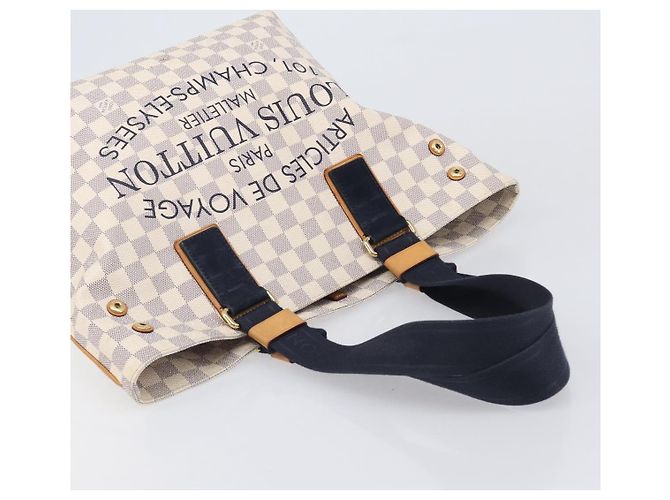 LOUIS VUITTON Damier Azur Plan Soleil Cabas PM Tote Bag N41179 LV - vista 14