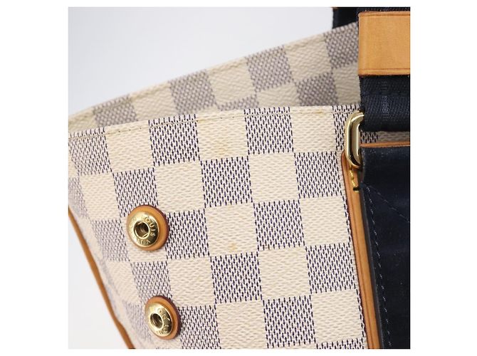 LOUIS VUITTON Damier Azur Plan Soleil Cabas PM Tote Bag N41179 LV - vista 21