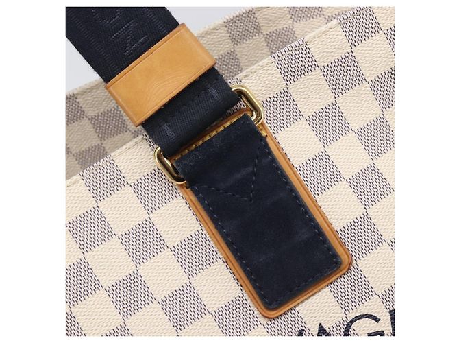 LOUIS VUITTON Damier Azur Plan Soleil Cabas PM Tote Bag N41179 LV - vista 22