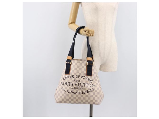 LOUIS VUITTON Damier Azur Plan Soleil Cabas PM Tote Bag N41179 LV - vista 29