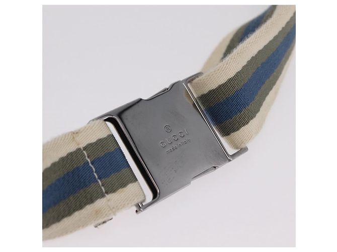GUCCI GG Canvas Waist Bag Silver 28566 - vista 11