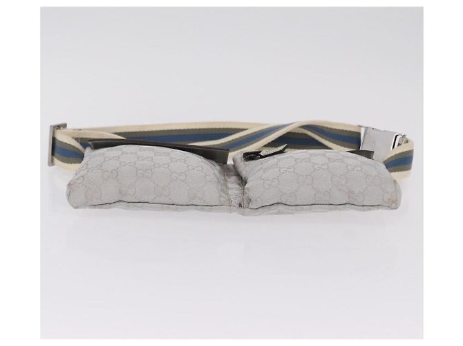 GUCCI GG Canvas Waist Bag Silver 28566 - vista 13