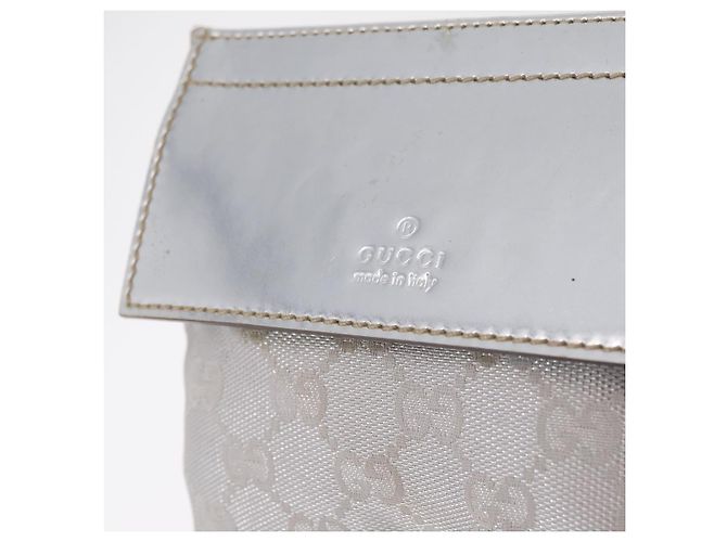 GUCCI GG Canvas Waist Bag Silver 28566 - vista 19