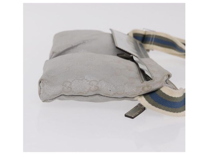 GUCCI GG Canvas Waist Bag Silver 28566 - vista 5