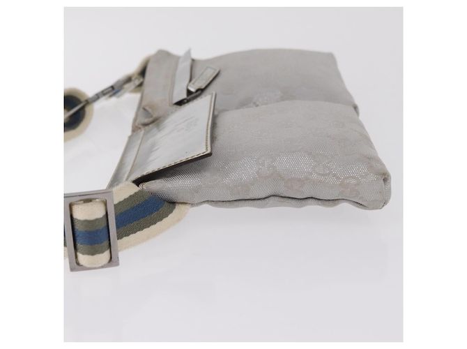 GUCCI GG Canvas Waist Bag Silver 28566 - vista 7