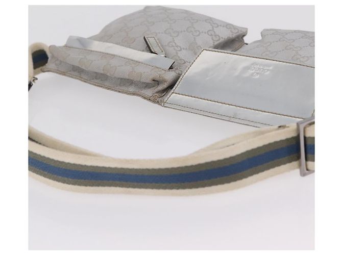 GUCCI GG Canvas Waist Bag Silver 28566 - vista 8