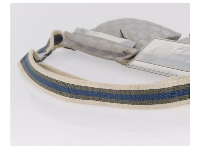 GUCCI GG Canvas Waist Bag Silver 28566 - vista 9