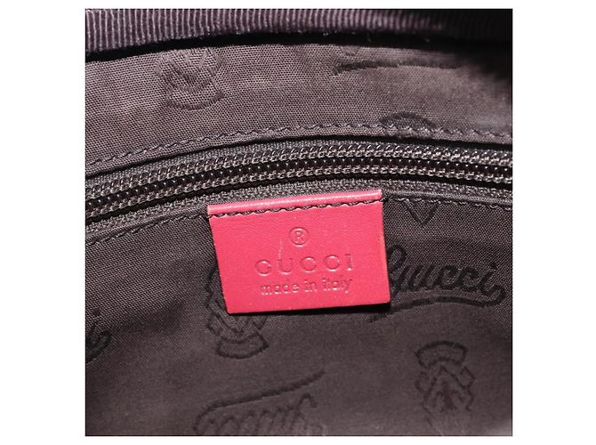 GUCCI GG Crystal Shoulder Bag PVC Red Silver 201447 - vista 17
