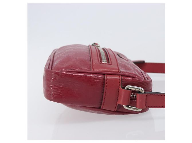GUCCI GG Crystal Shoulder Bag PVC Red Silver 201447 - vista 4