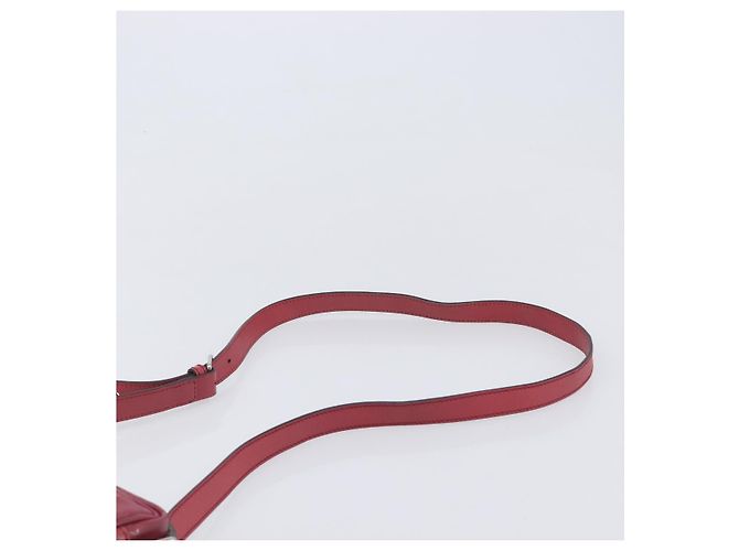 GUCCI GG Crystal Shoulder Bag PVC Red Silver 201447 - vista 8