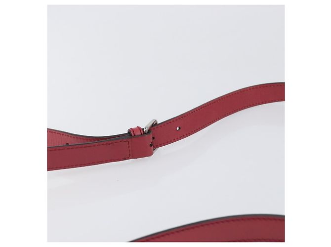 GUCCI GG Crystal Shoulder Bag PVC Red Silver 201447 - vista 9