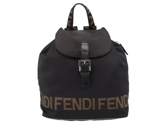 FENDI Backpack Black Silver - vista 13