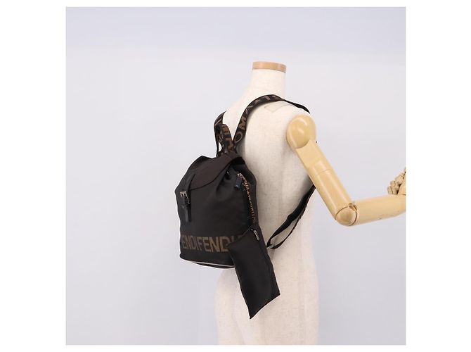 FENDI Backpack Black Silver - vista 28