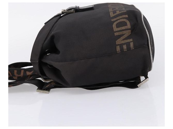 FENDI Backpack Black Silver - vista 3