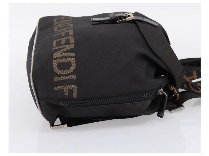 FENDI Backpack Black Silver - vista 4