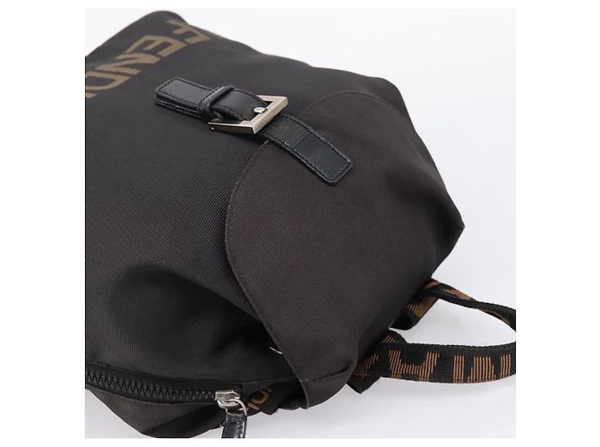 FENDI Backpack Black Silver - vista 6