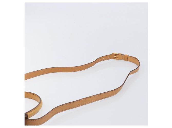 Céline CELINE Macadam Canvas Hand Bag PVC Leather 2way Brown Gold - vista 14