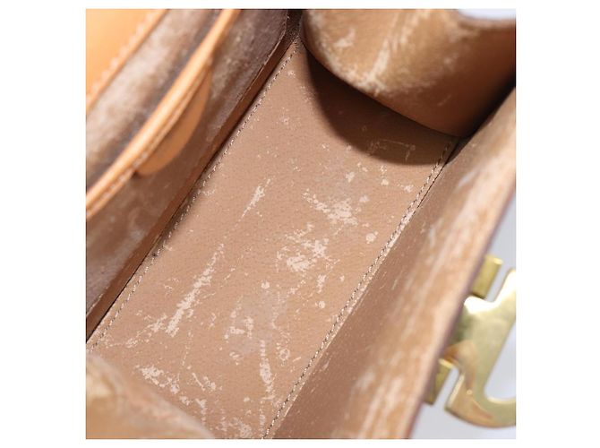 Céline CELINE Macadam Canvas Hand Bag PVC Leather 2way Brown Gold - vista 22