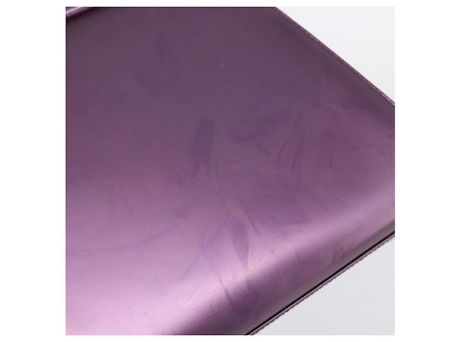 Christian Dior Hand Bag Patent leather Purple - vista 22