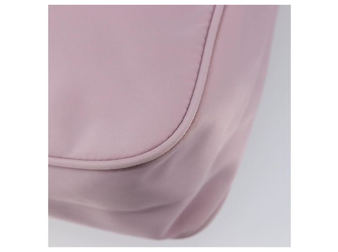 PRADA Accessory Pouch Nylon Pink Silver - vista 10