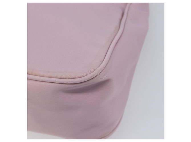 PRADA Accessory Pouch Nylon Pink Silver - vista 16
