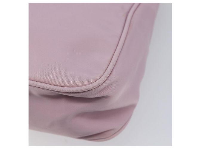 PRADA Accessory Pouch Nylon Pink Silver - vista 18