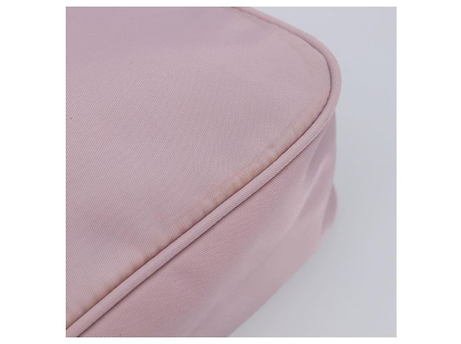 PRADA Accessory Pouch Nylon Pink Silver - vista 19