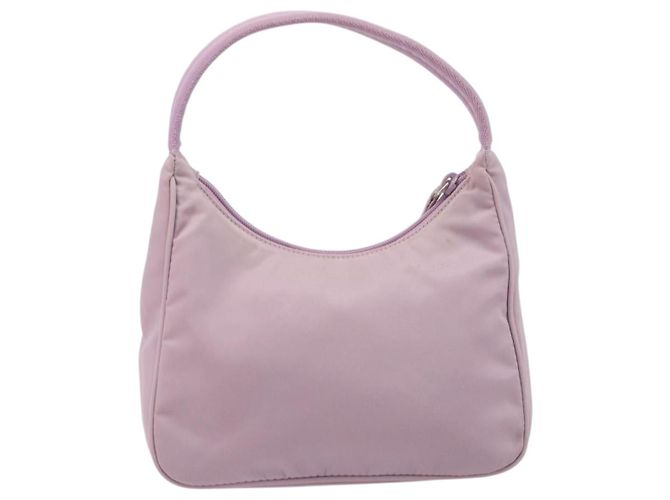 PRADA Accessory Pouch Nylon Pink Silver - vista 2