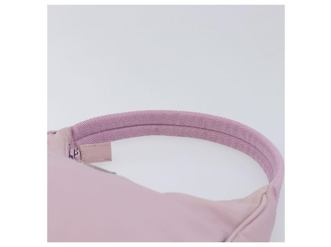 PRADA Accessory Pouch Nylon Pink Silver - vista 9