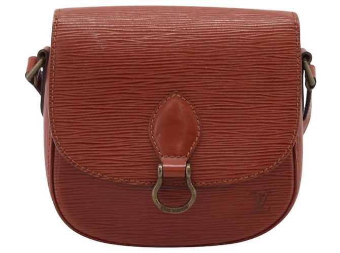 Saint-Cloud LOUIS VUITTON Epi Saint Cloud PM Shoulder Bag Brown M52213 LV - vista 13