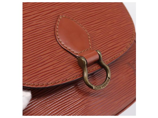 Saint-Cloud LOUIS VUITTON Epi Saint Cloud PM Shoulder Bag Brown M52213 LV - vista 19