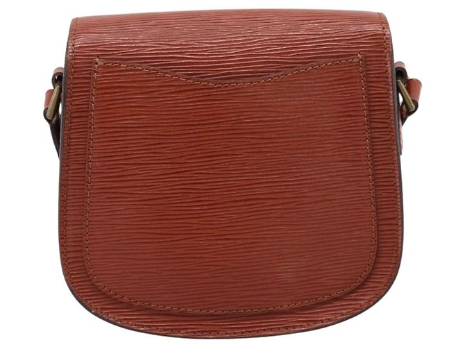 Saint-Cloud LOUIS VUITTON Epi Saint Cloud PM Shoulder Bag Brown M52213 LV - vista 2