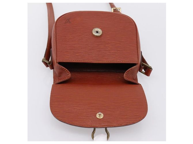 Saint-Cloud LOUIS VUITTON Epi Saint Cloud PM Shoulder Bag Brown M52213 LV - vista 20