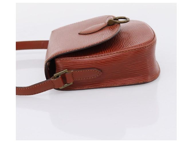 Saint-Cloud LOUIS VUITTON Epi Saint Cloud PM Shoulder Bag Brown M52213 LV - vista 3