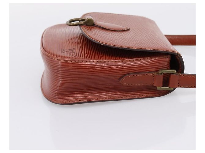 Saint-Cloud LOUIS VUITTON Epi Saint Cloud PM Shoulder Bag Brown M52213 LV - vista 4