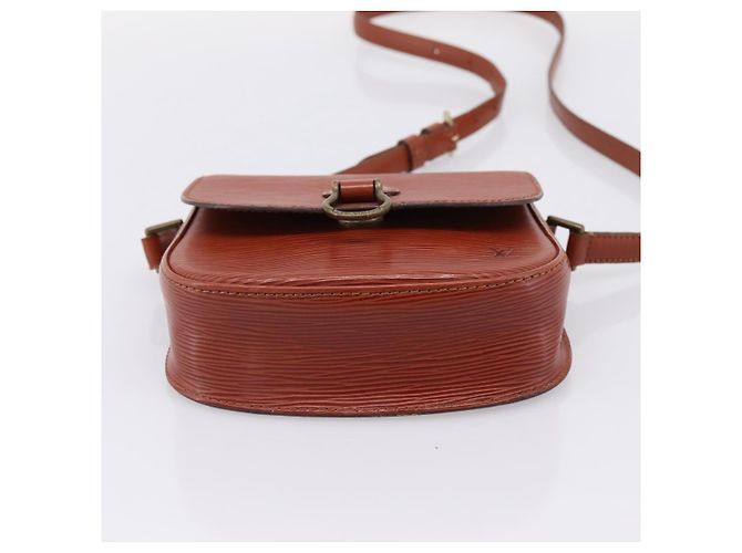 Saint-Cloud LOUIS VUITTON Epi Saint Cloud PM Shoulder Bag Brown M52213 LV - vista 5