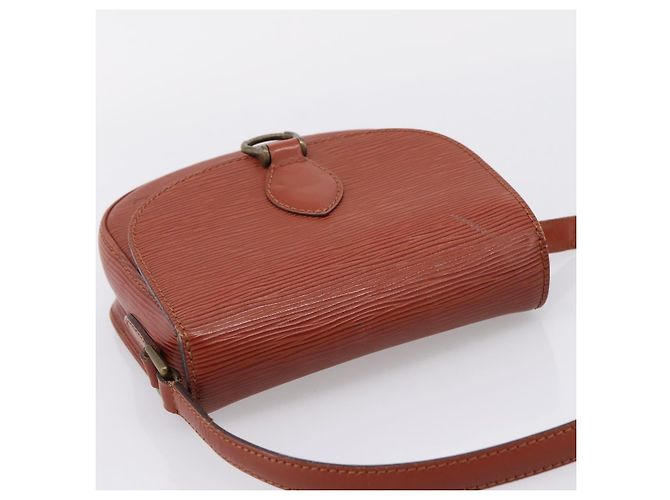 Saint-Cloud LOUIS VUITTON Epi Saint Cloud PM Shoulder Bag Brown M52213 LV - vista 6